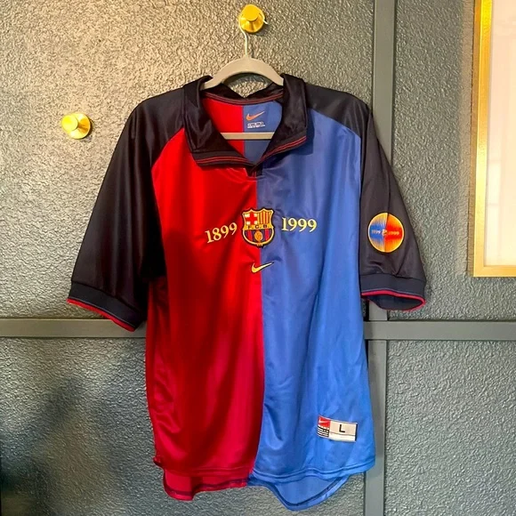 Nike | Shirts | Authentic Vintage Fc Barcelona Centenery Jersey